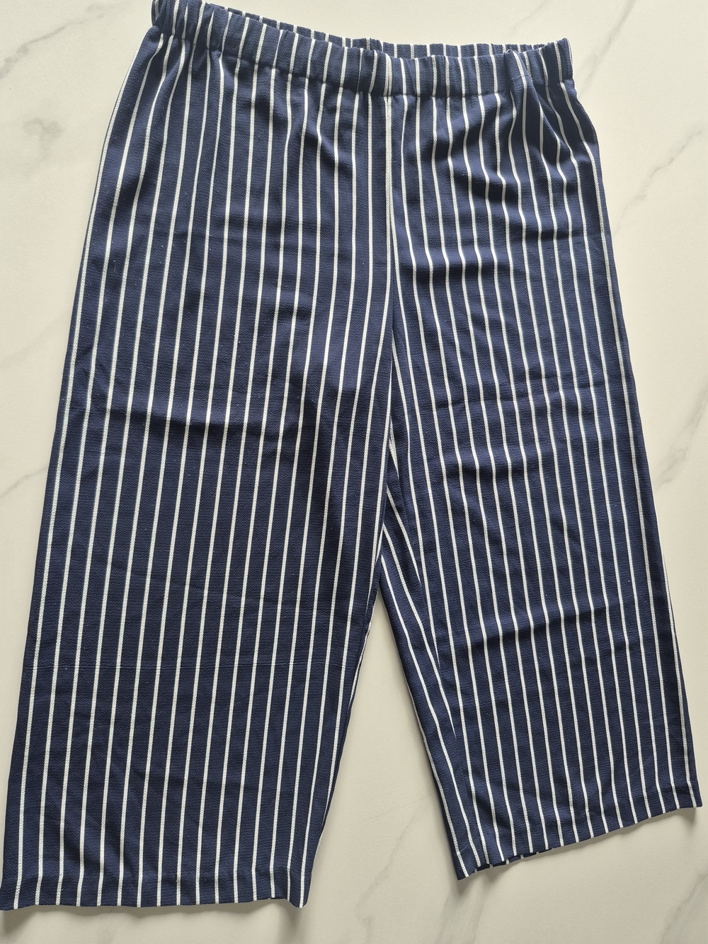 Counterparts Navy and White Striped Pull-On Pants